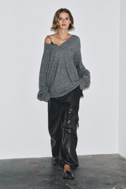 OVERSIZED WOOL SWEATER - Zara фото 10