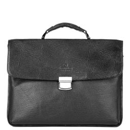 89298-3 black, мужской кожаный портфель Barcelo Biagi