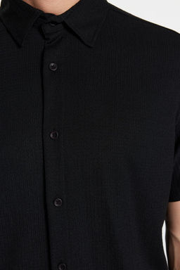 TRENDYOL MAN Haki Regular Fit K?sa Kol Yazl?k Dokulu Burumcuk Orme Gomlek TMNSS23GO00055 - Trendyolmilla фото 36