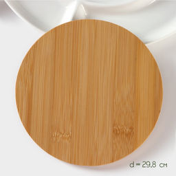 Набор для канапе и нарезки BellaTenero, 8 предметов: блюдо d=29.8 см, доска для нарезки, 2 ножа, 4 шпажки, фарфор, белый