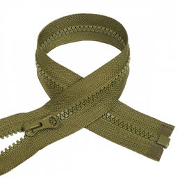 Молния Mzip трактор №5 1 замок усил.зв., 40см, цв.S888 св.хаки уп.10шт