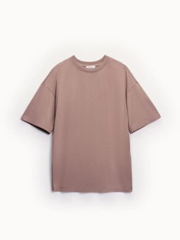 Футболка свободного кроя из хлопка OVERSIZE0826-66 / Zarina  фото 7