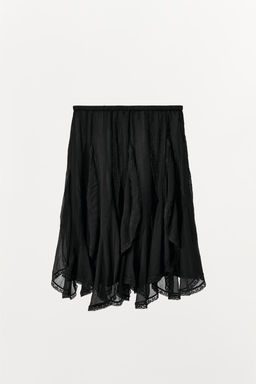 SKIRT WITH FRILLS - Zara фото 4