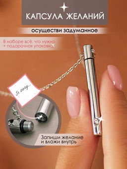 Капсула желаний CS22248 серебристая