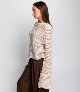 Джемпер #КТ6021 (1), светло-бежевый - Dommod фото 2