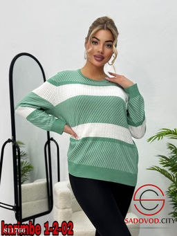 Кофта оверсайз в полоску - Bruno фото 4