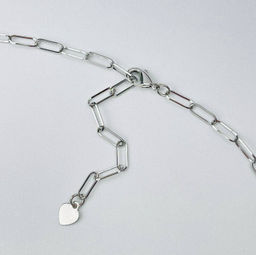 Колье на цепочке с Агатом, Говлитом и Яшмой 38/45 см