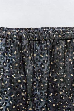 PRINTED FLOWING TROUSERS - Zara фото 4