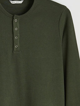 Bisiklet Yaka Erkek D??meli Ti??rt