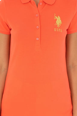 Женская базовая футболка с цветком граната - U.s. polo assn фото 6