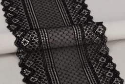 Кружево BLITZ эластичное 180 мм BLST-30 на бобине Турция черный