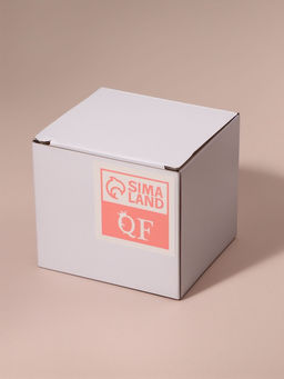 Цена за 2 шт. Органайзер для ватных палочек, с крышкой, 8.8×7.5×8 см, прозрачный