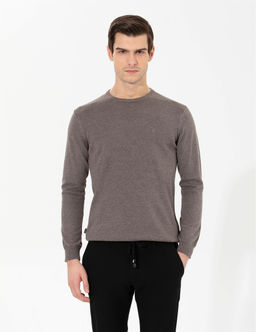 Vizon Slim Fit Bisiklet Yaka Basic Triko Kazak - Pierre cardin фото 4