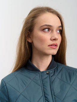 Женский бомбер "ED-06" серый