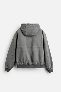 WASHED HOODED JACKET - Zara фото 7