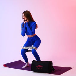 Сумка спортивная Make yourself proud, 40х21х19 см, отдел на молнии, цвет чёрный - Nazamok фото 4