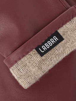 Перчатки жен п/ш LB-1252 wine