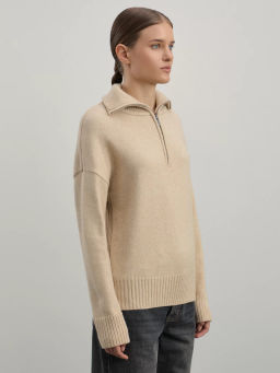 Джемпер на молнии из вискозы / Zarina  фото 4