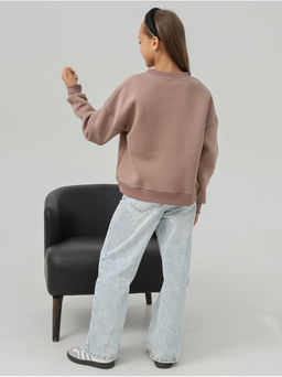 Свитшот Начес Элегант Какао Девочка - София фото 4