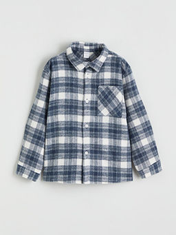 Uzun Kollu Ekose Erkek ?ocuk G?mlek