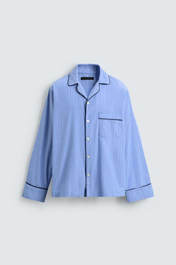 SET PIJAMA ESTRUCTURA VIVOS CONTRASTE / Azul - Zara фото 11