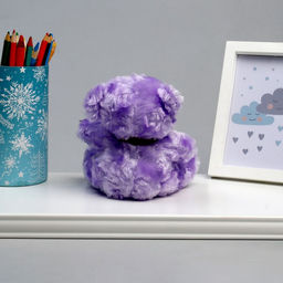 Мягкая игрушка Мишка, 15 см, цвет лавандовый - Simaland фото 2