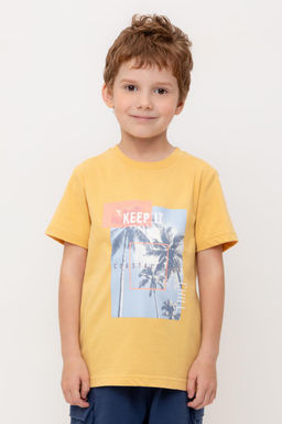 КР 302751-1/золотистая пшеница к566 фуфайка (футболка) для мал