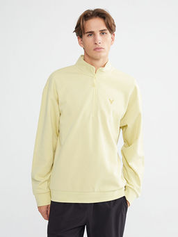 Dik Yaka Erkek Sweatshirt