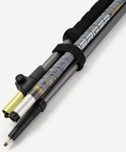 Треккинговые палки BERGER Hiking Peak BHP25TP4-01, 120-135 см, 4-секц., складн., тем.-сер./горчичн.  фото 10