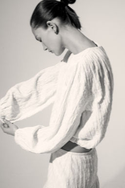 Top con mangas globo - H&m фото 5
