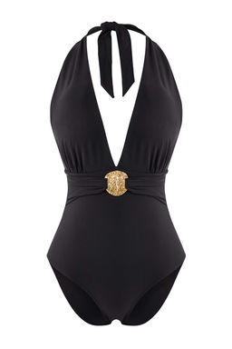 Siyah Derin V Yakal? Aksesuarl? Mayo TBESS26MA00001