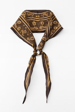 SILK BANDANA WITH RING - Zara фото 3