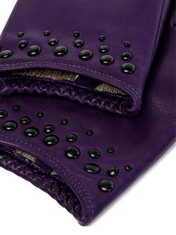 Перчатки женские ш+каш. IS00580 purple - Eleganzza фото 3