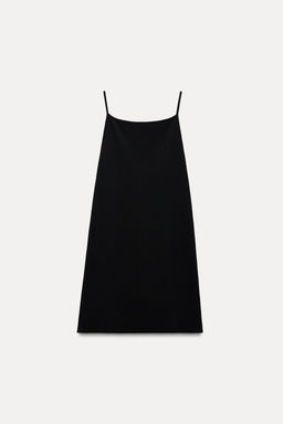 STRAPPY KNIT MINI DRESS - Zara фото 6