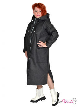 Пальто Модель №1696 размеры 44-84 - Plusmoda фото 2