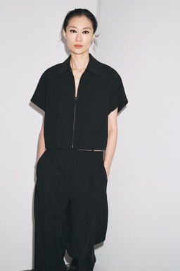 ZW COLLECTION CROPPED JACKET - Zara фото 13