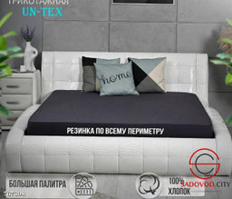 Простыня трикотажная на резинке