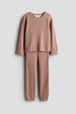 Conjunto de 2 piezas en lana merino