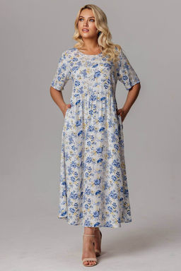 Платье штапель 6173/09/Молочный - Rise фото 3