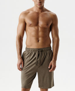 ATLANTIC NMB-039 Пижамные шорты мужские Plain Shorts темно-бежевый