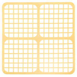 Решетка для раковины пластмассовая 25х25см, полипропилен, цвета микс (Россия)