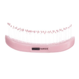 Щетка серия  Wave, продувная, с нейлоновым штифтом, форма волна DEWAL BEAUTY DBEG4-pink  фото 2