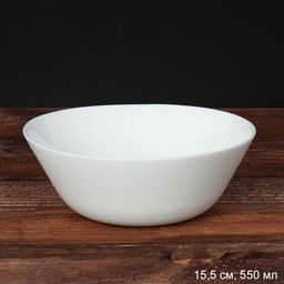 Салатник 550 мл 155 мм ЕВРО белый / NNW60T(WHITE) /уп 48/ - Галеонтрейд фото 3