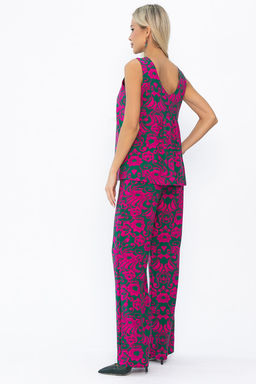 Костюм Стильный акцент (малиново-зеленый) К13906-25М - Lt collection фото 3