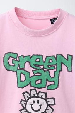 CAMISETA ESTAMPADA GREENDAY ® / Rosa - Zara фото 4