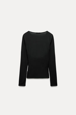 DRAPED TOP - Zara фото 16