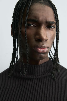 RIBBED HIGH NECK JUMPER - Zara фото 11