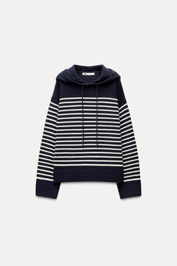 STRIPED KNIT HOODIE - Zara фото 4