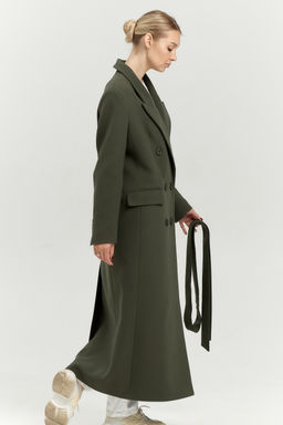 Пальто женское демисезонное 26830 (пепельный/ёлочка) - Kankan фото 11