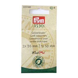 Спицы PRYM 223940 Соединители лески для спиц Natural 3 шт. латунь 3 шт 2 х 35 мм, 1 х 50 мм